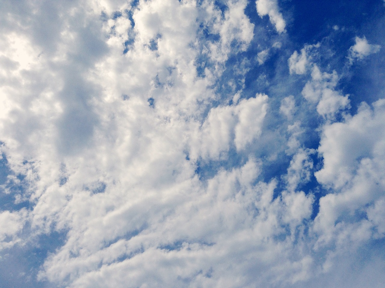 sky clouds blue free photo