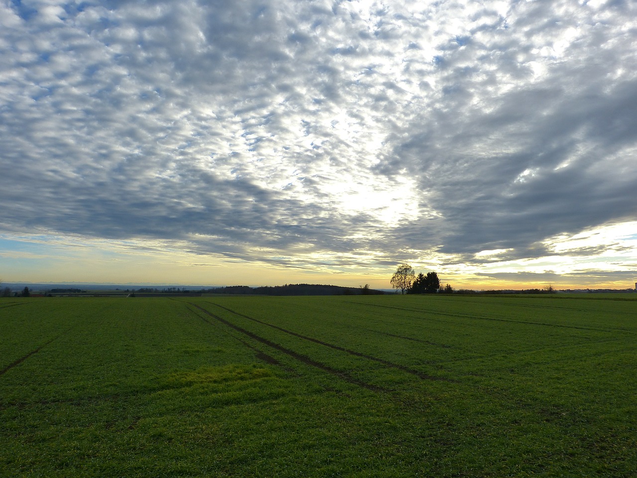 sky clouds wide free photo