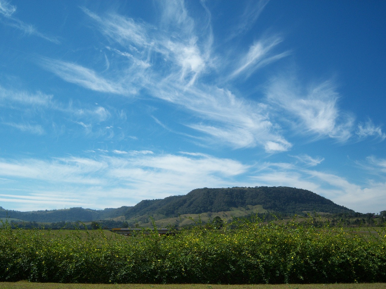 sky clouds horizon free photo