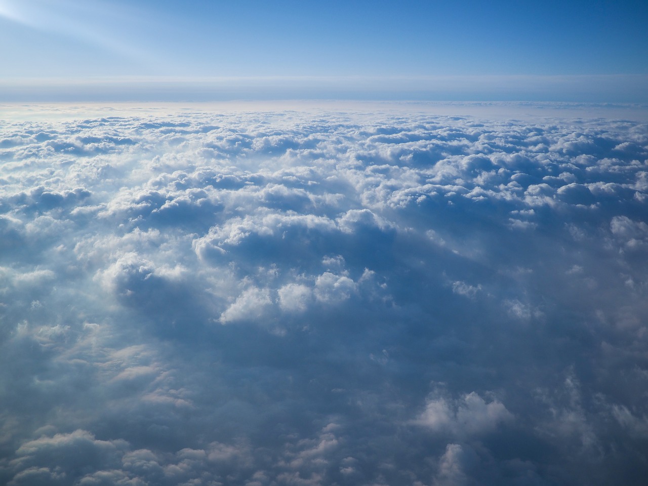 sky blue cloud free photo