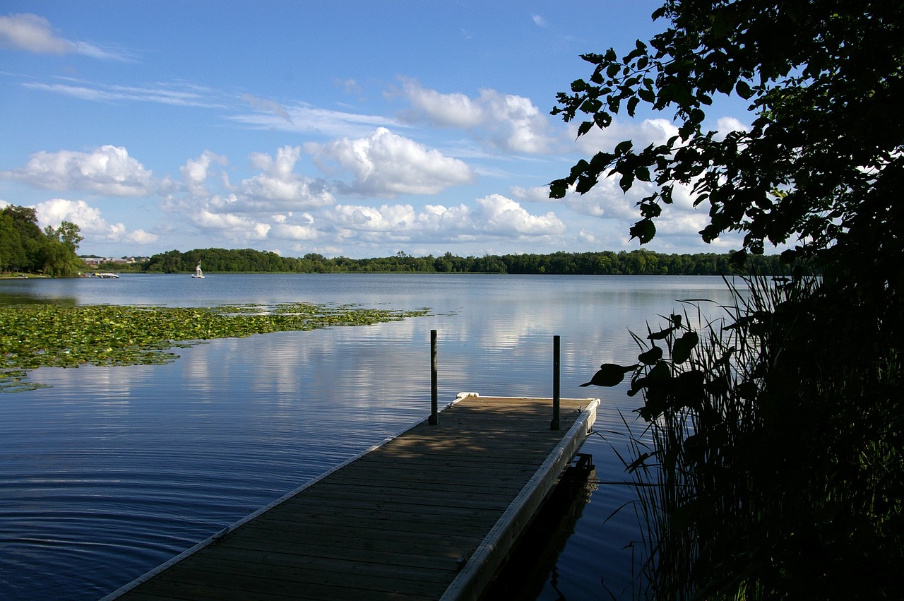 sky clouds dock free photo