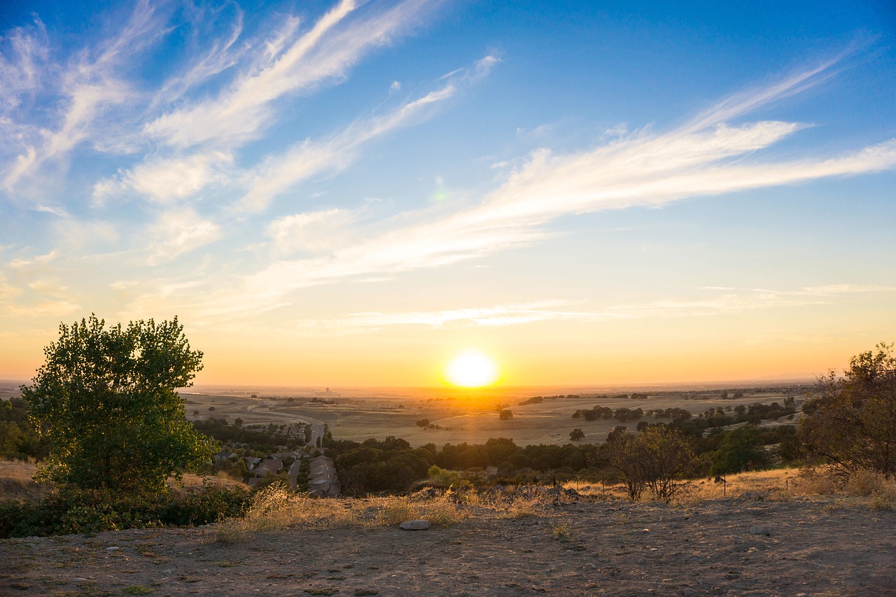 sky clouds sunset free photo