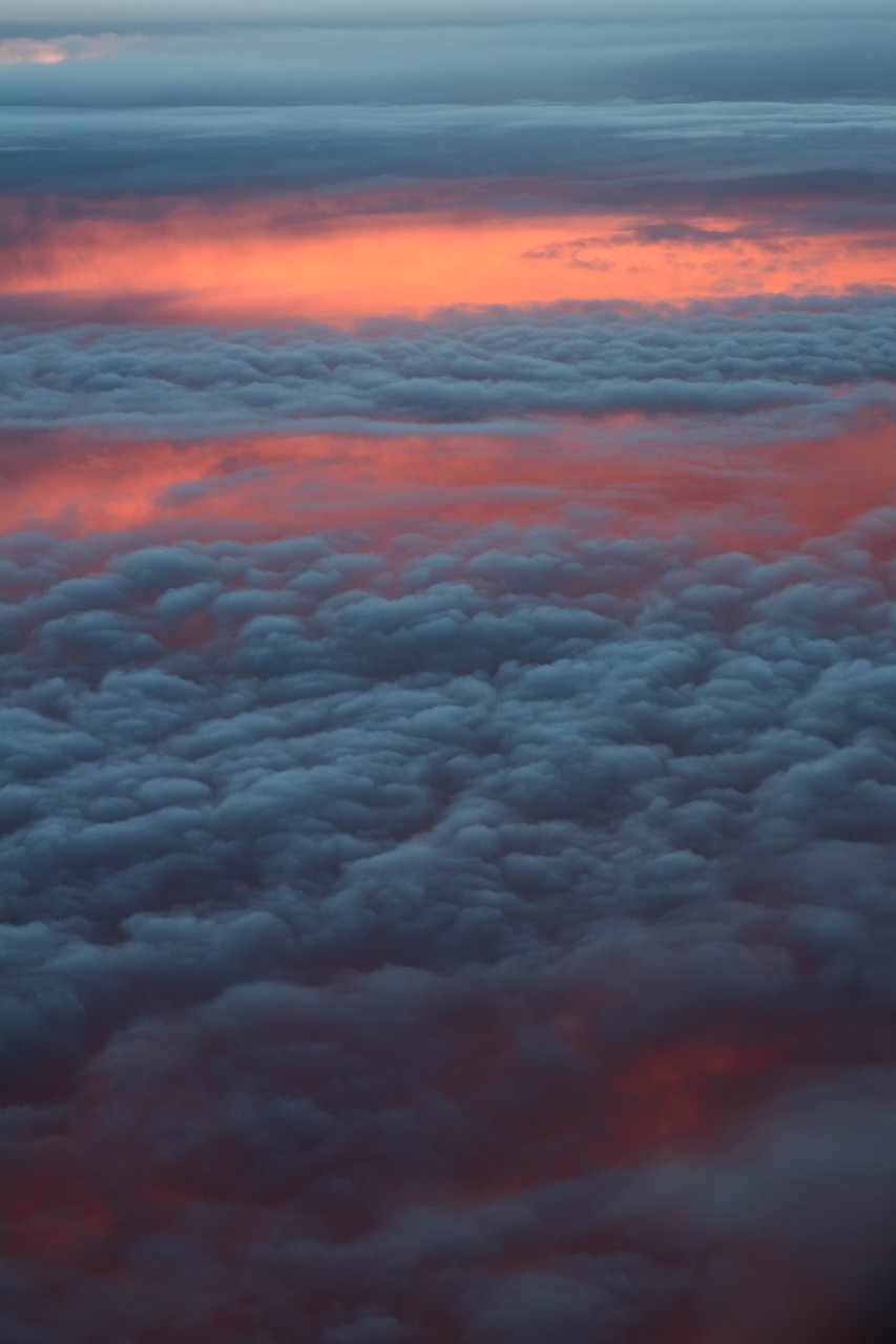 sky sunset cloud free photo