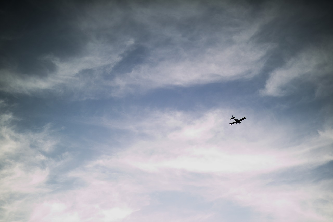 sky aircraft loneliness free photo