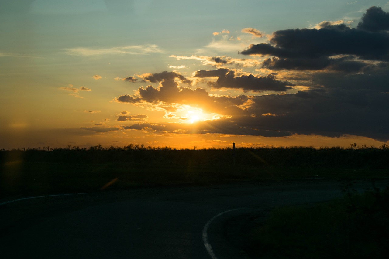 sky evening sunset free photo