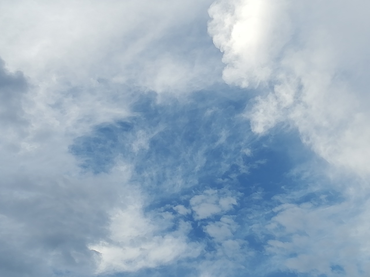 sky azure cloud free photo