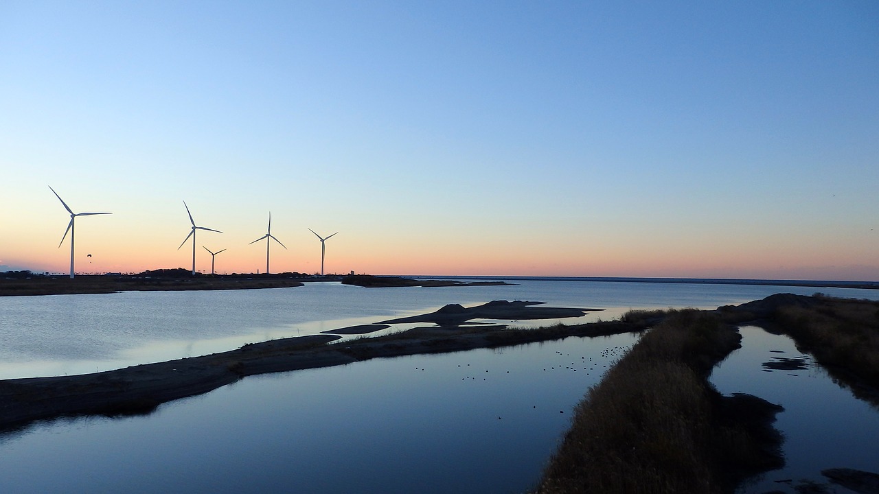 sky river water free photo