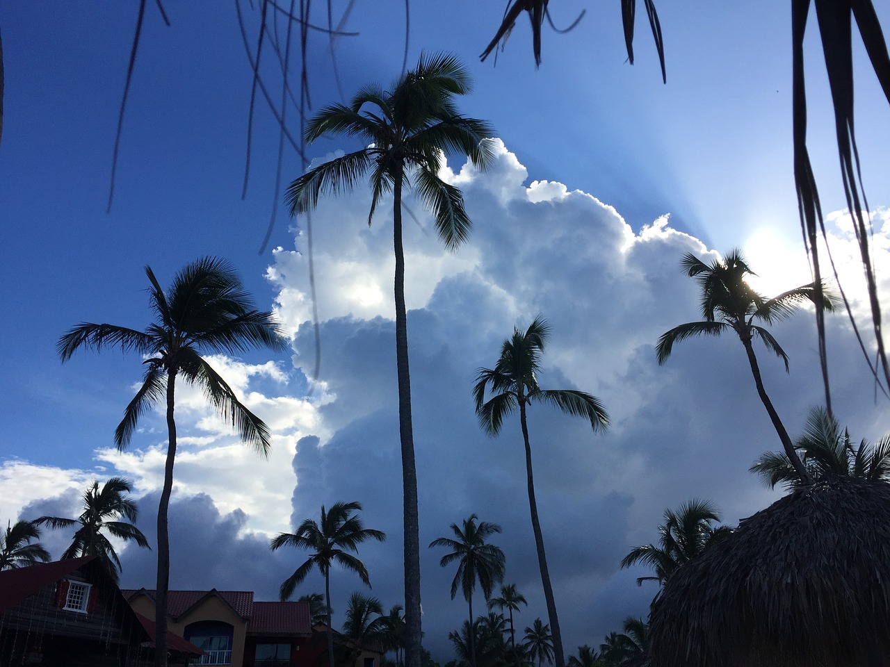 sky clouds caribbean free photo