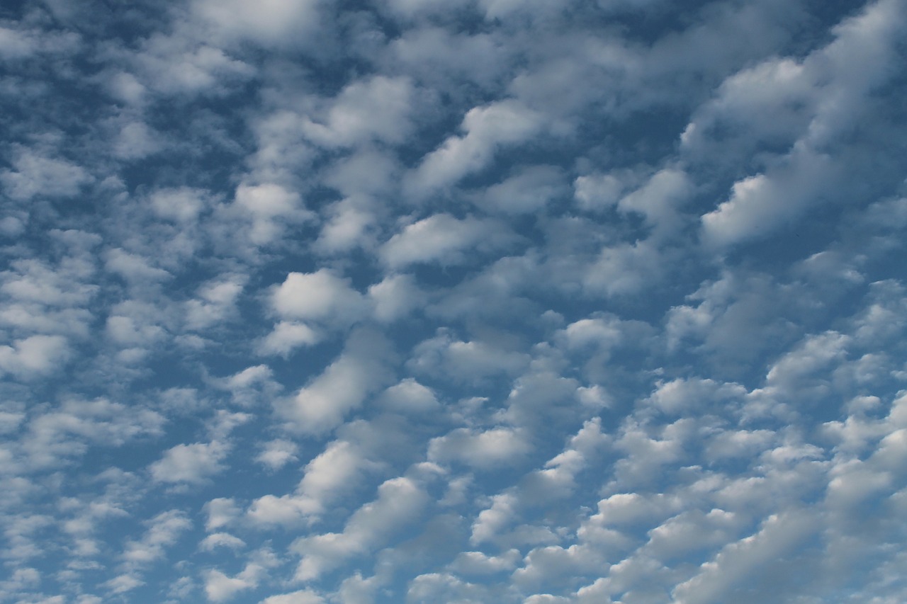 sky clouds blue free photo