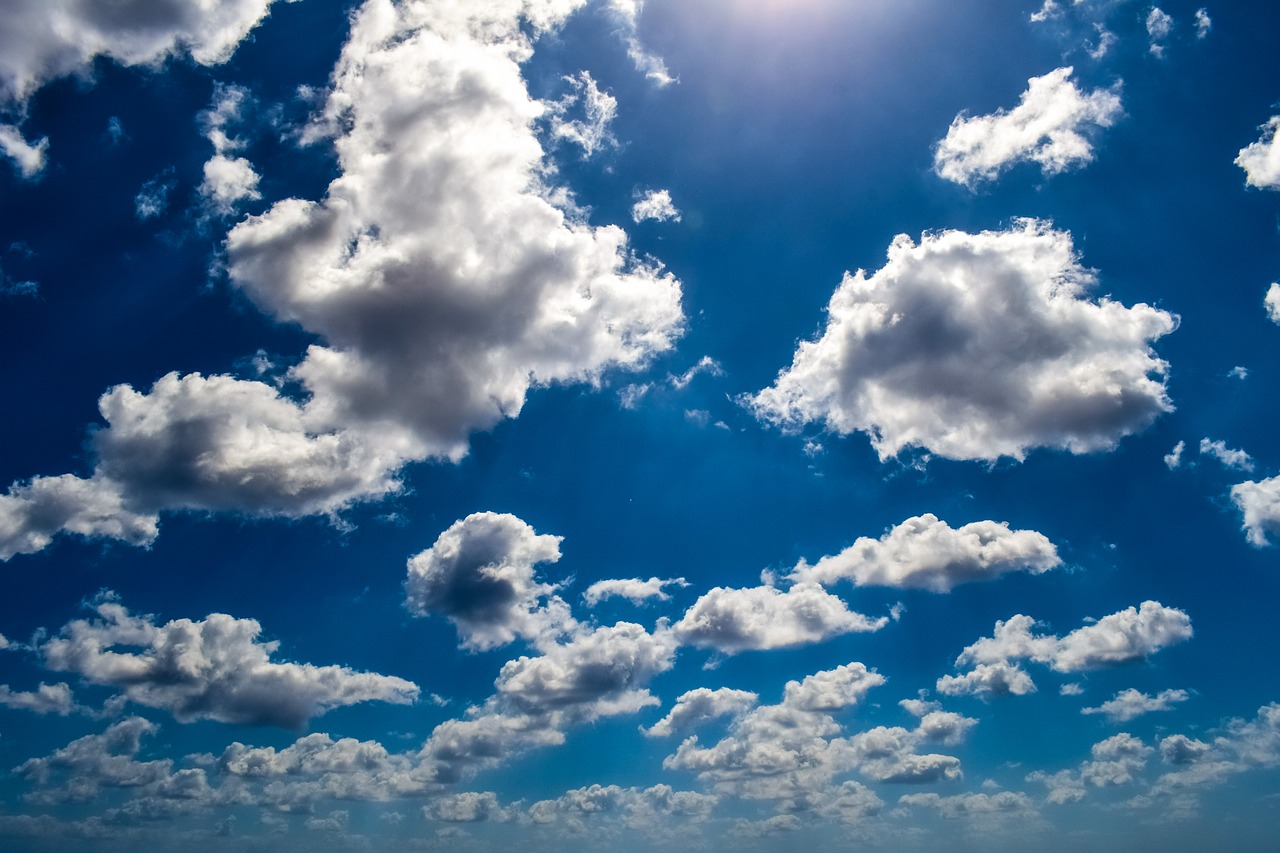 sky clouds blue sky clouds free photo