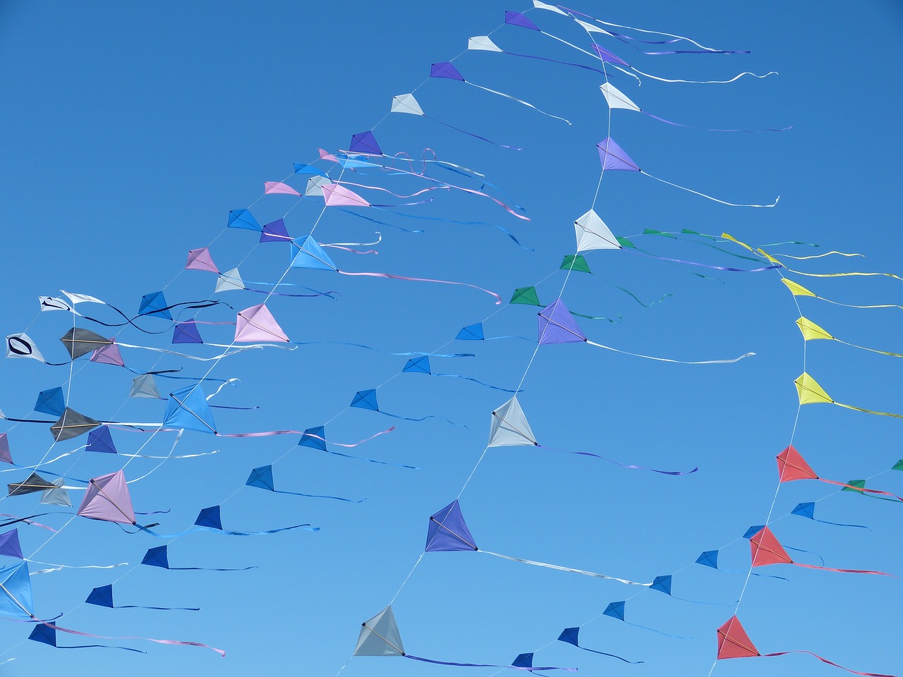 sky wind kite free photo