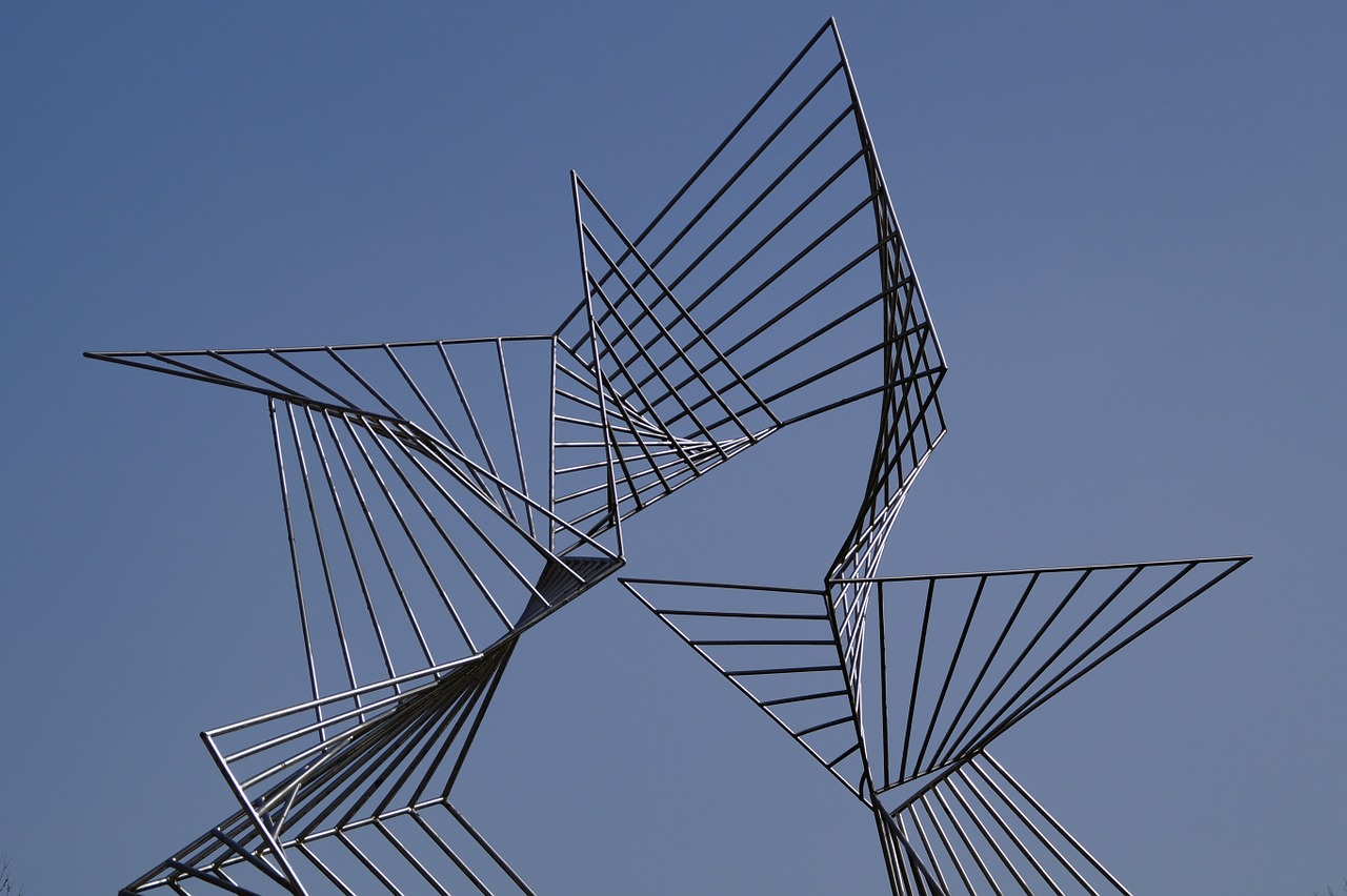 sky sculpture modern free photo