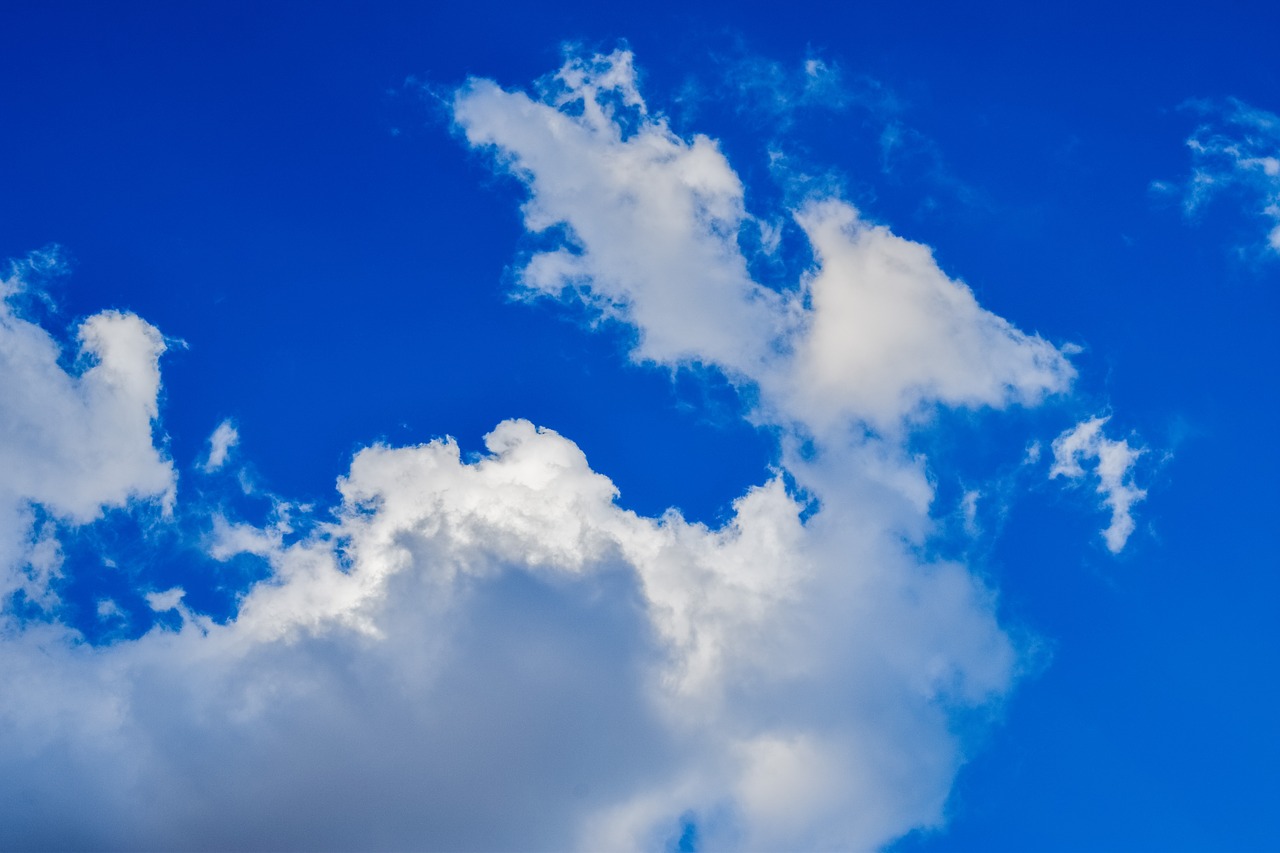 sky blue sky clouds nature free photo