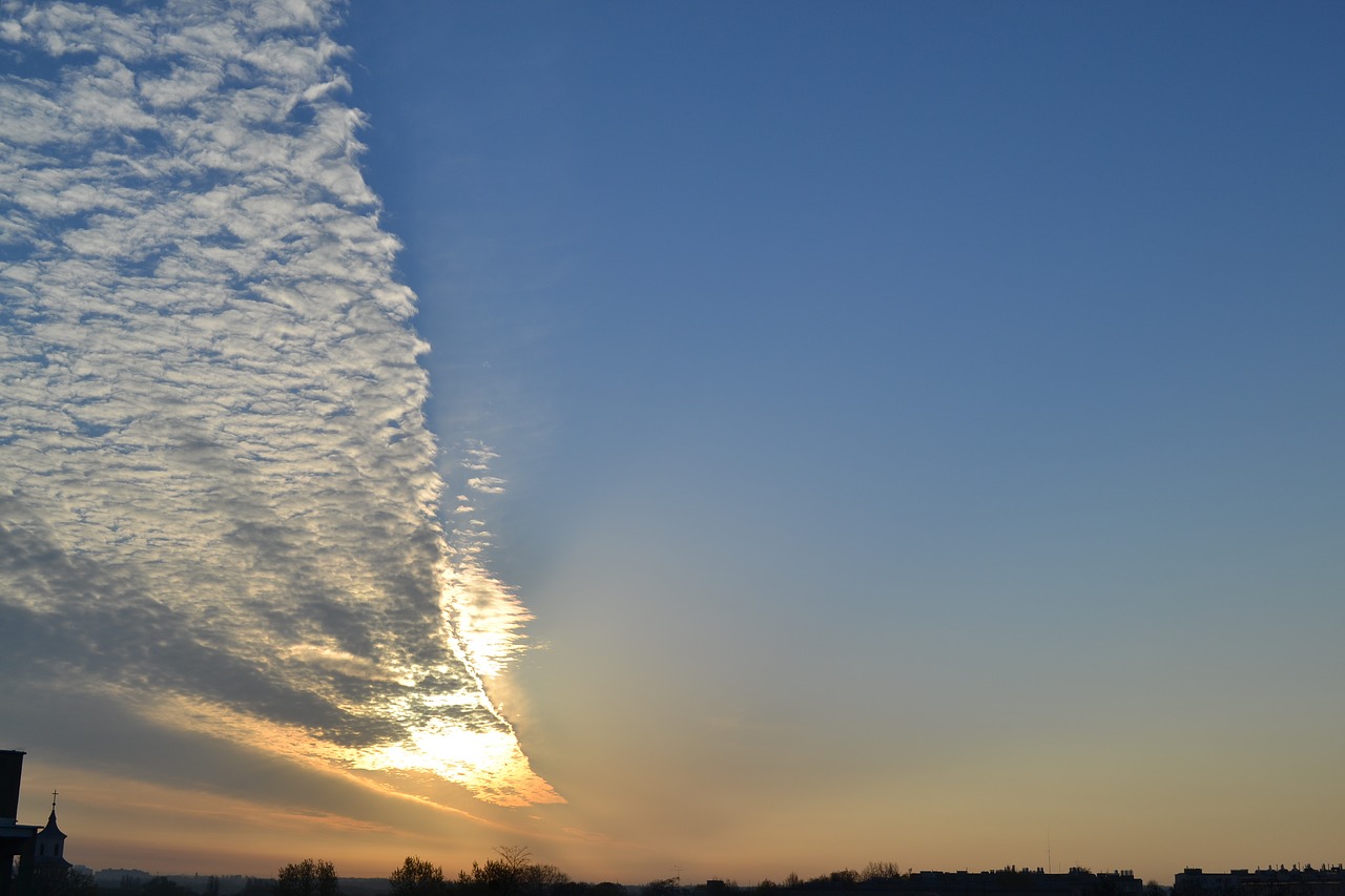 sky sunrise nature free photo