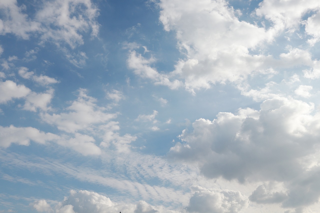 sky cloud blue sky free photo