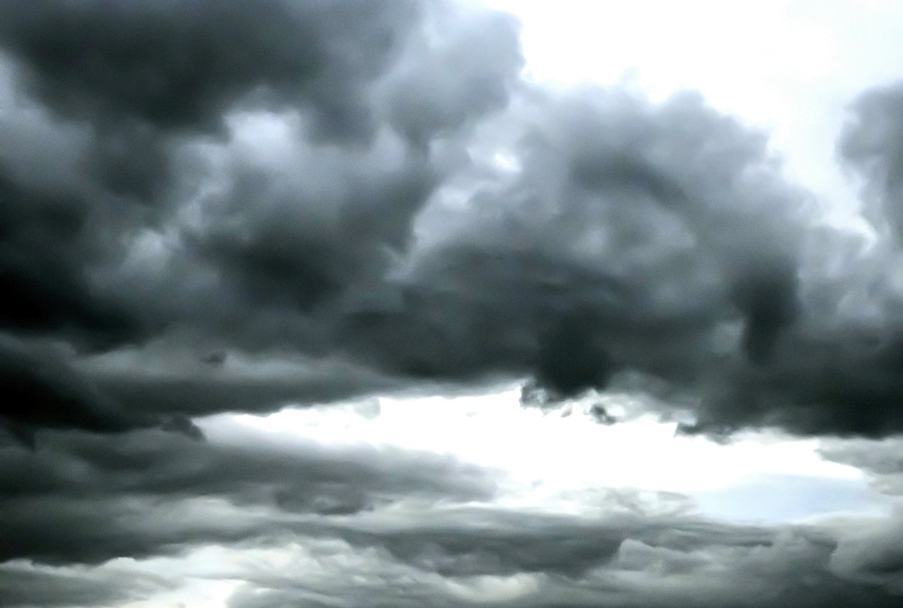 sky clouds storm clouds free photo