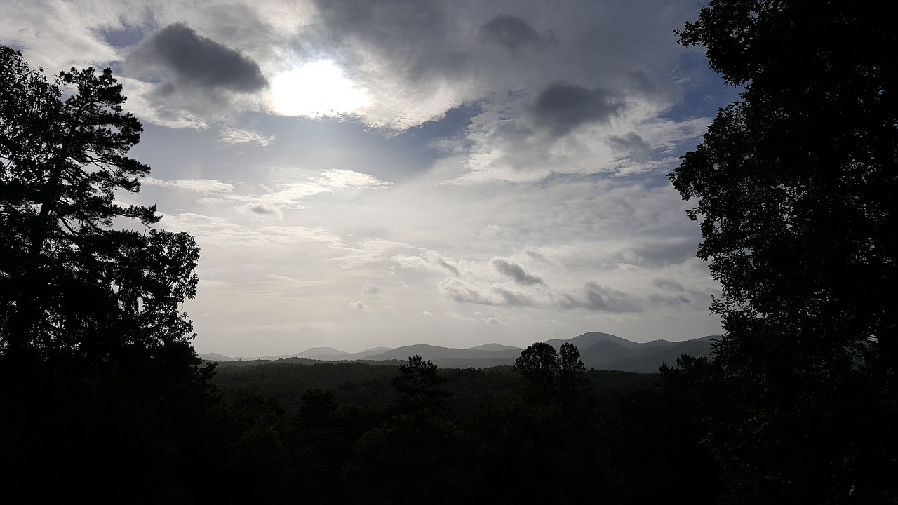 sky mountains nature free photo