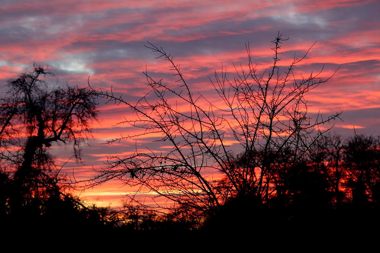 sky afterglow sunset free photo