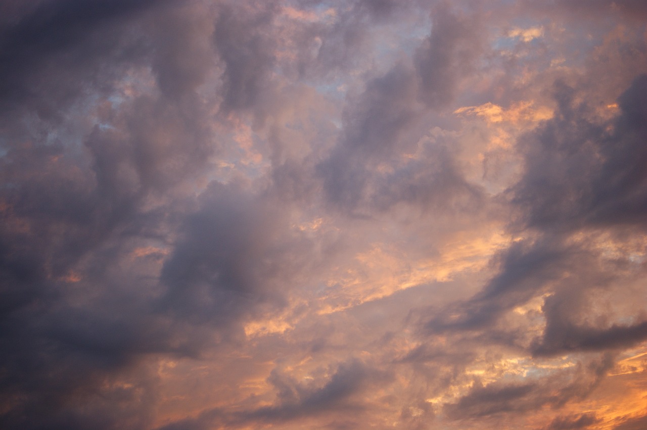 sky summer clouds free photo