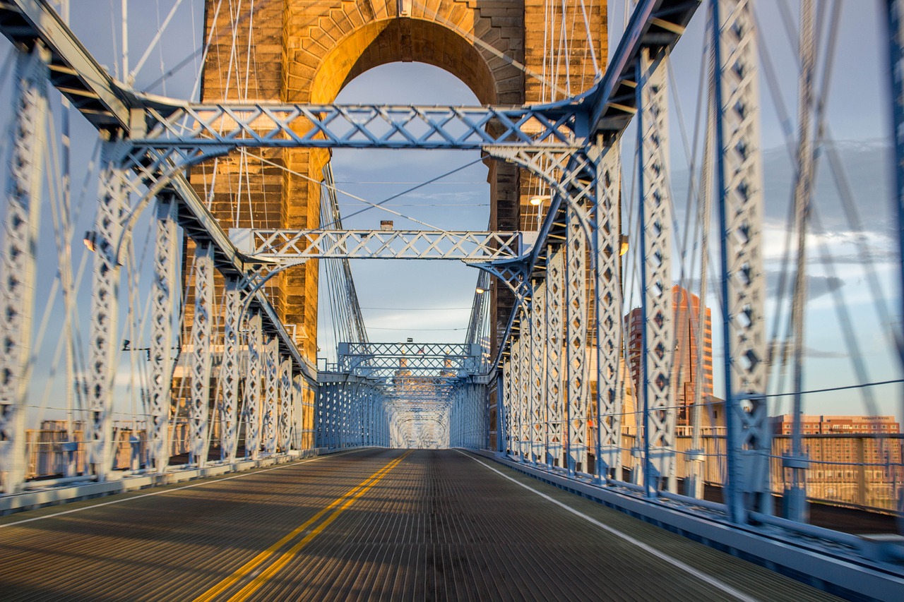 sky bridge travel free photo