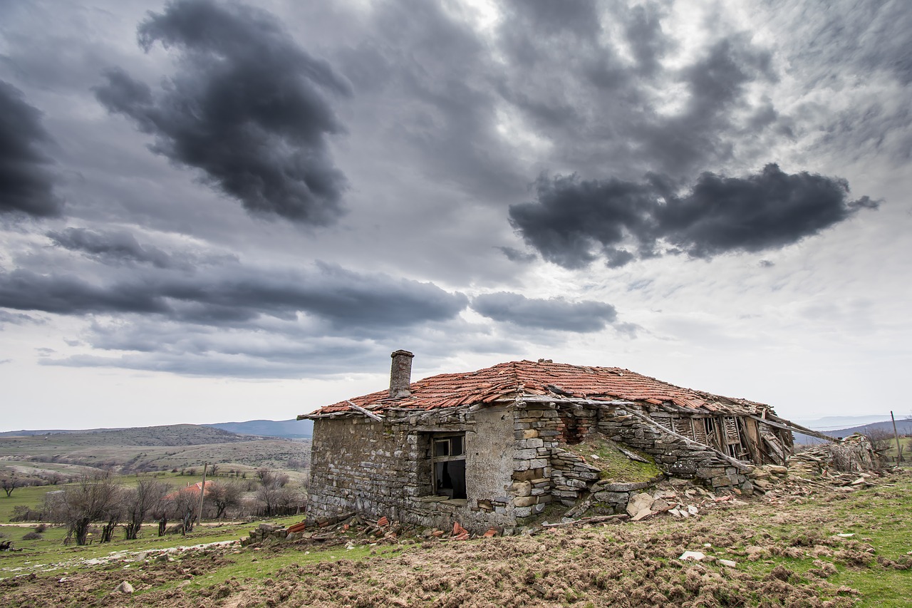 sky landscape abandoned free photo