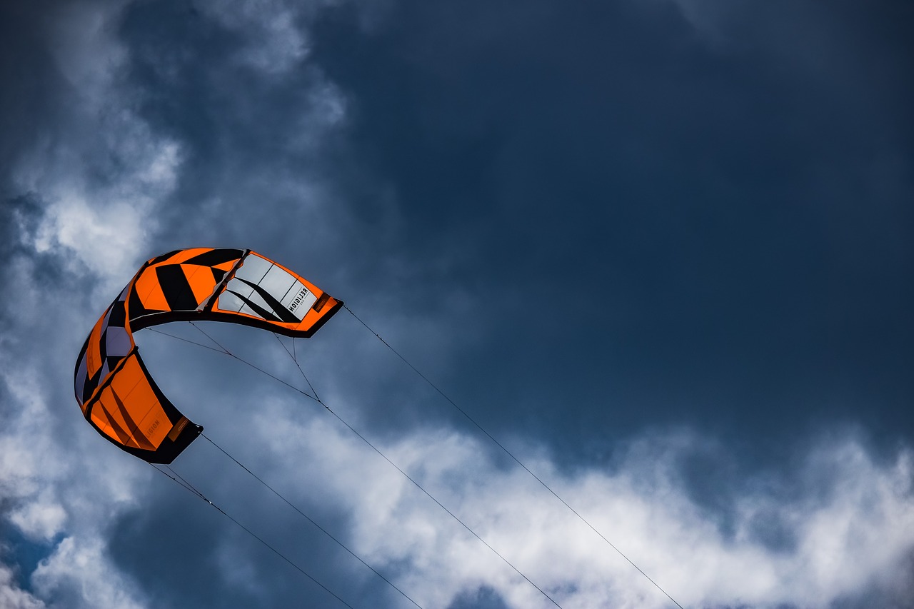 sky  kite board  kite free photo