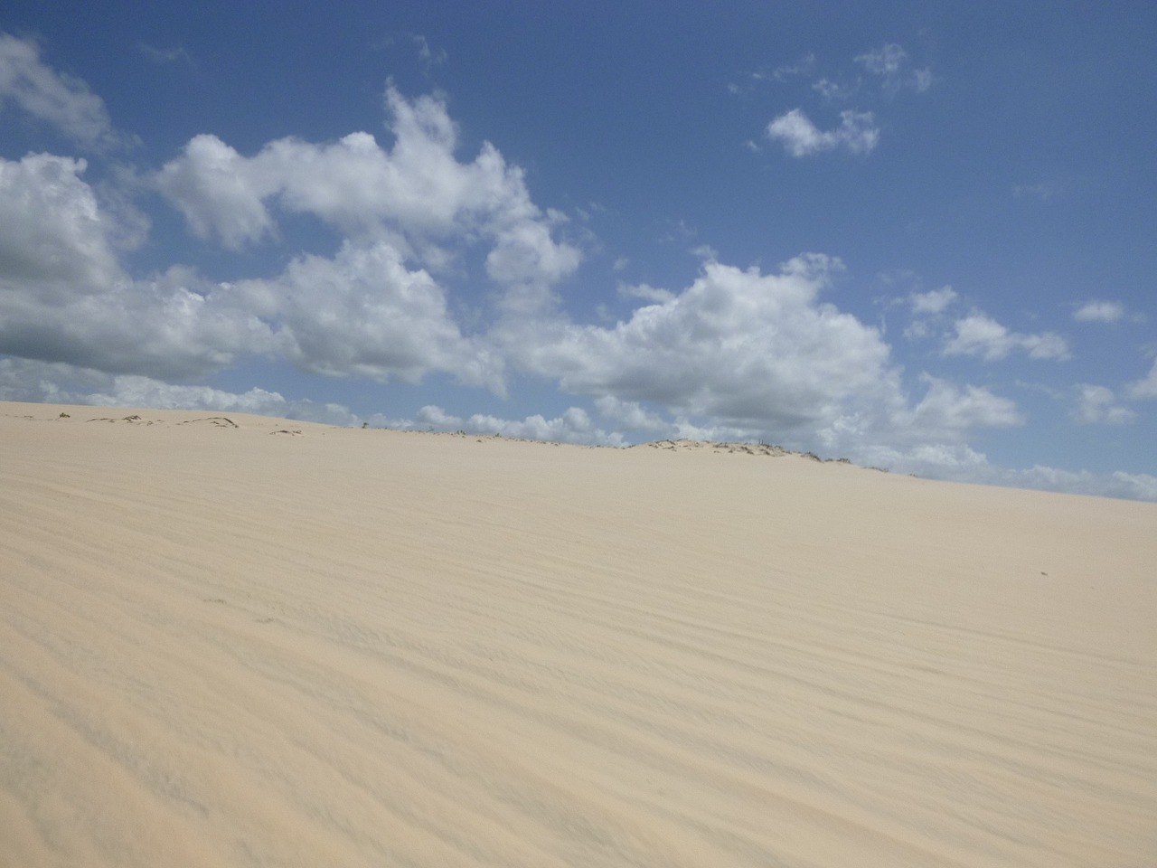 sky sand clouds free photo