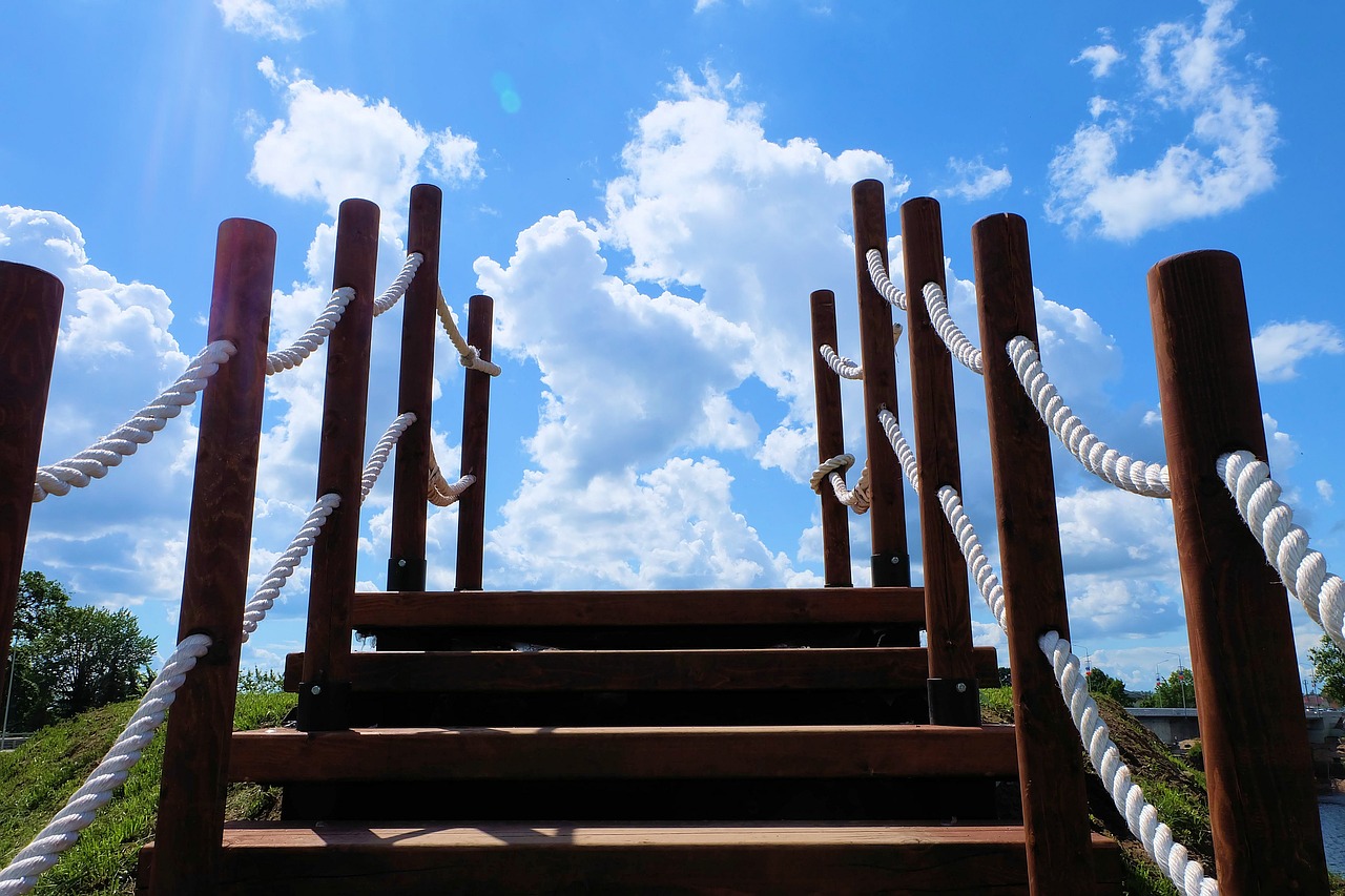 sky  ladder  stairs free photo