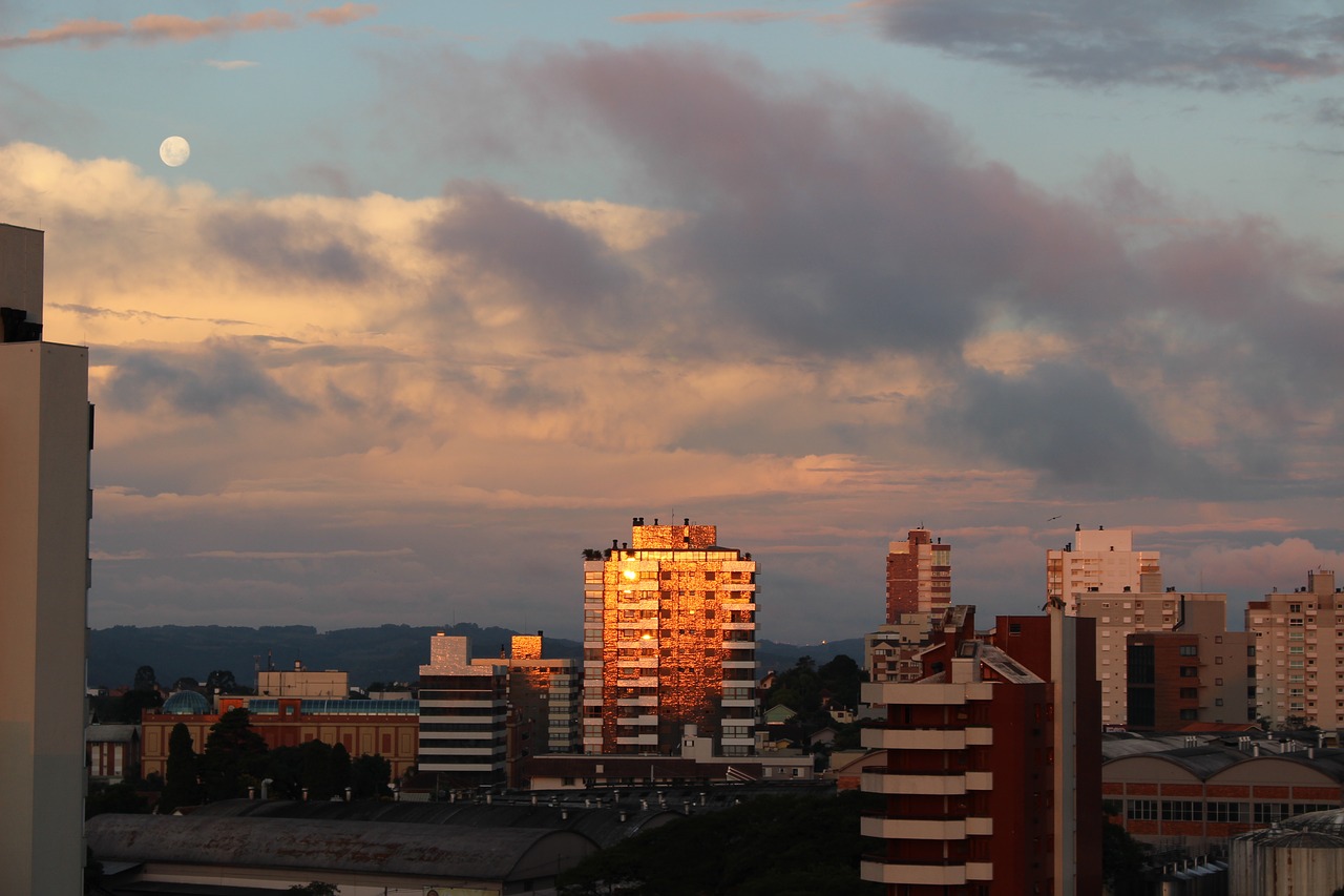 sky  buildings  urban free photo