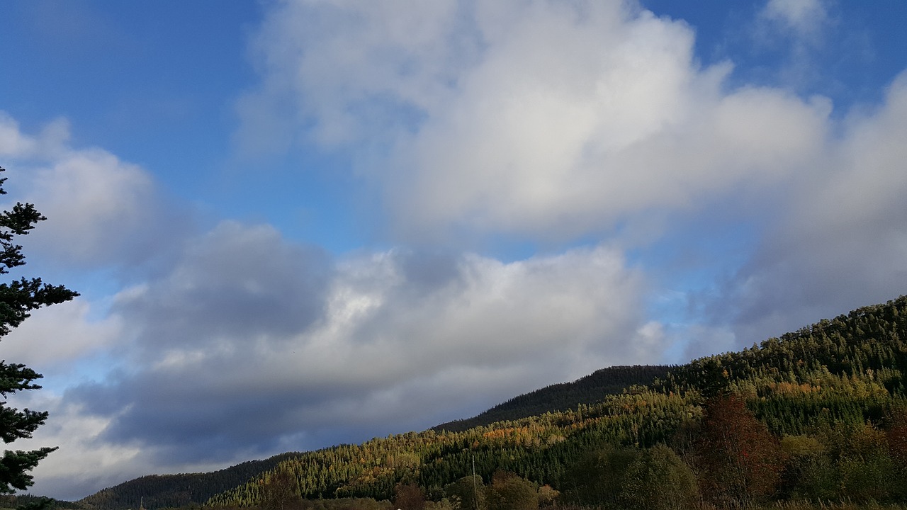 sky  clouds  mountain free photo