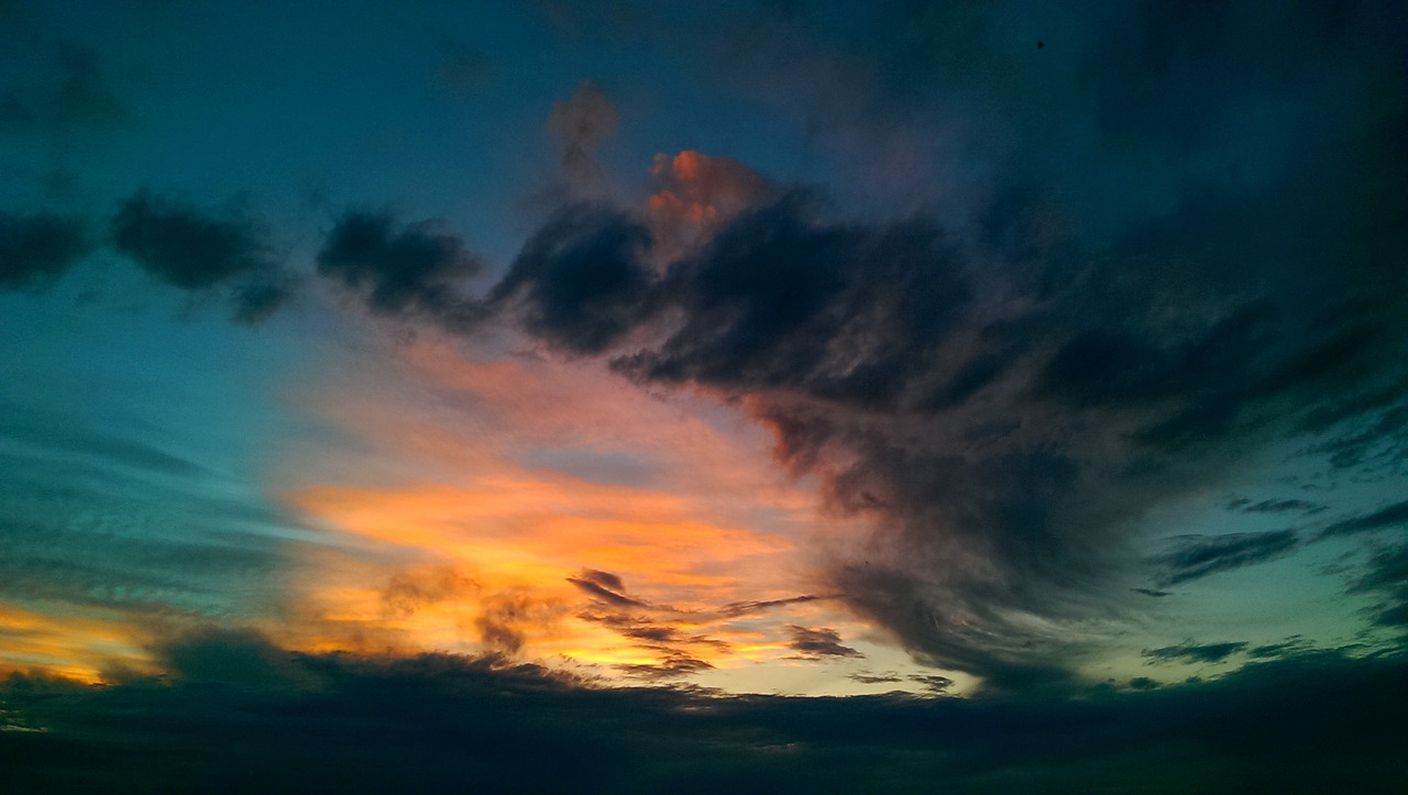 sky  clouds  abendstimmung free photo