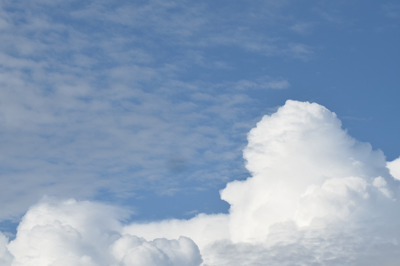 sky  clouds  white free photo