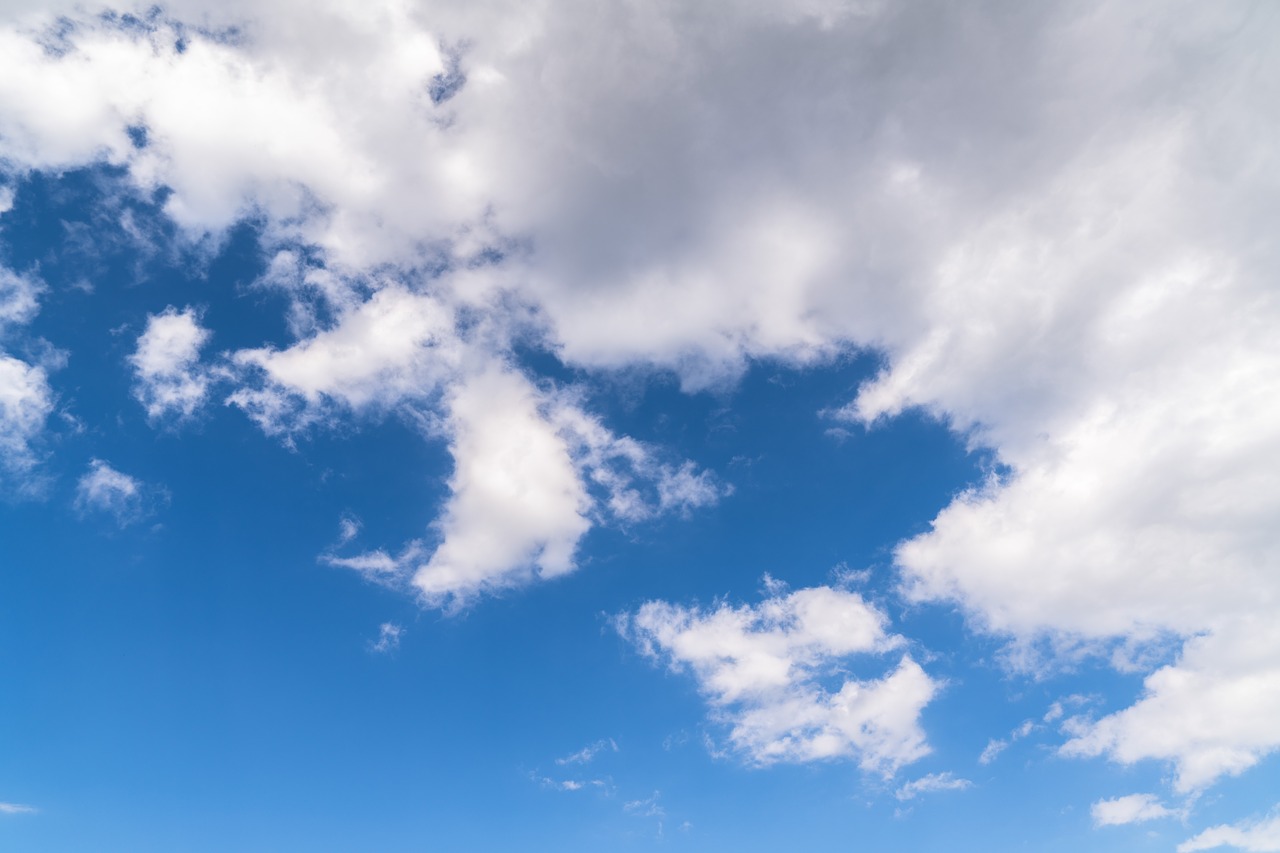 sky  blue  clouds free photo