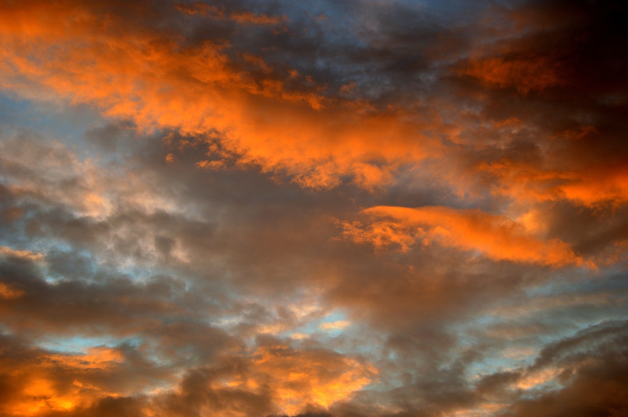 sky  clouds  sunset free photo