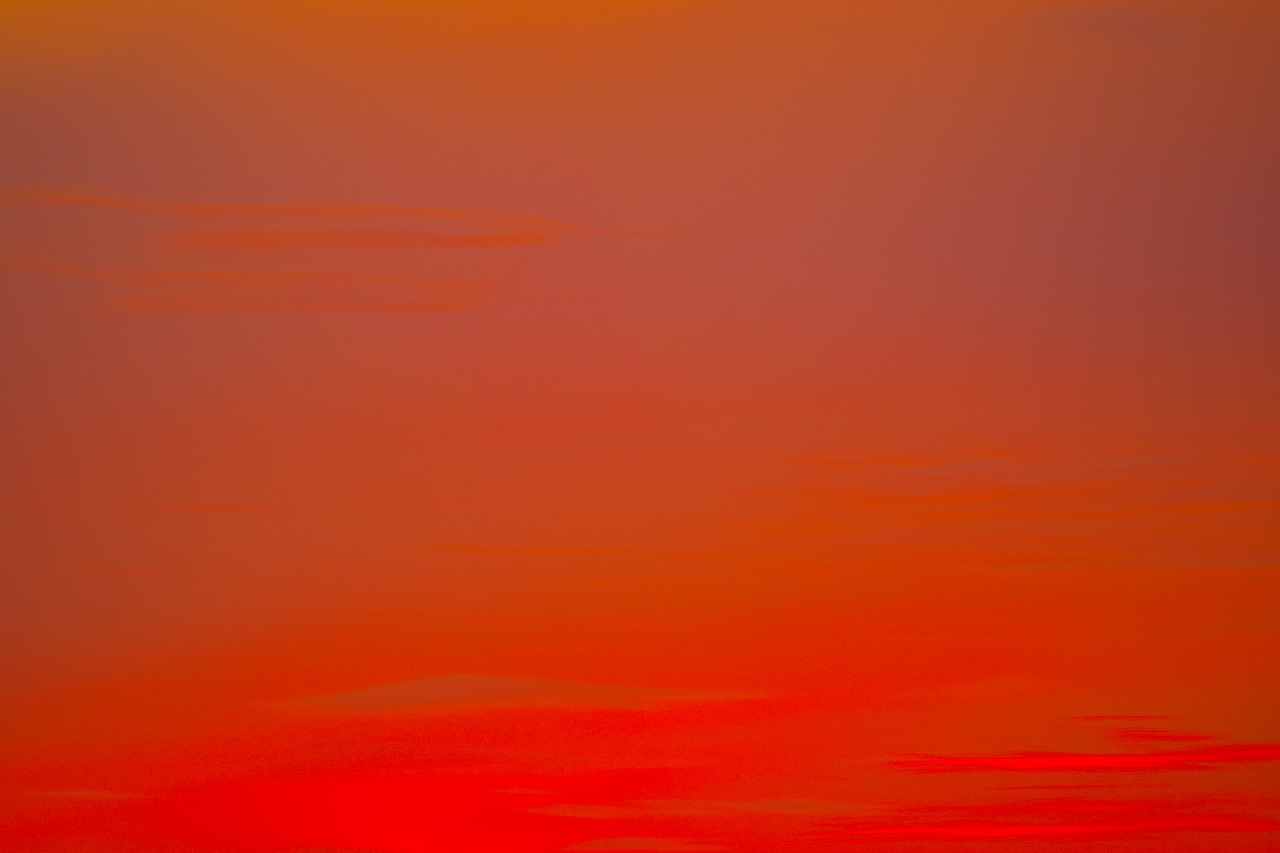 sky  red  color free photo