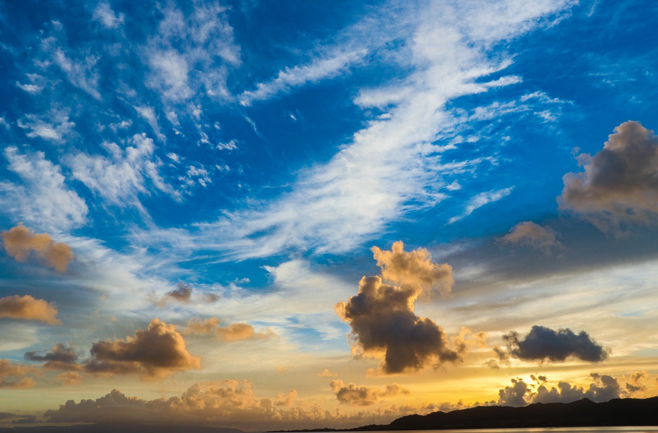 sky  sunset  cloud free photo