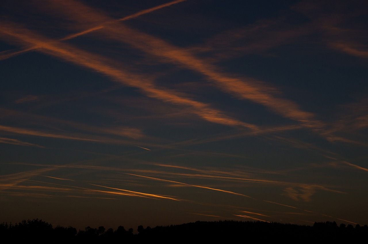 sky  blue  evening free photo