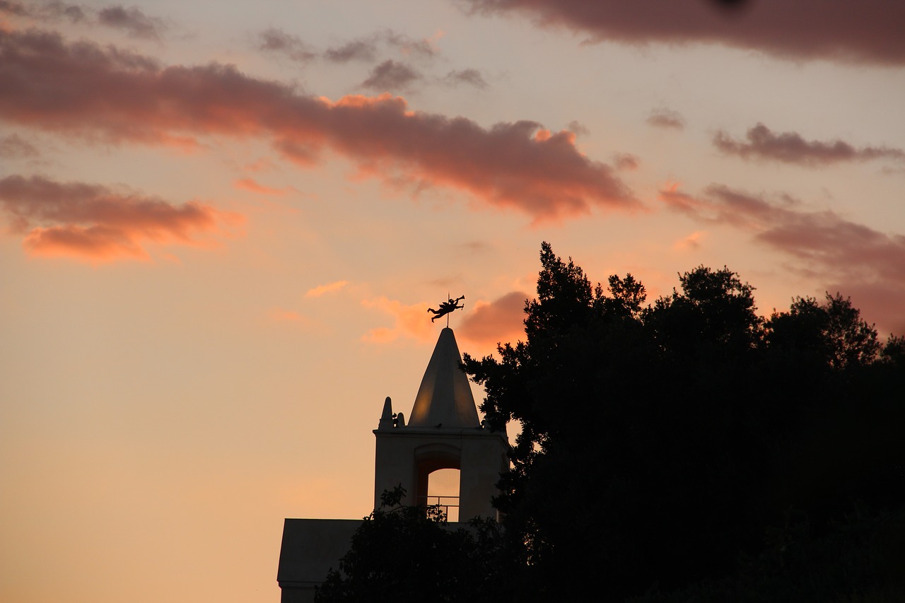 sky  church  twilight free photo