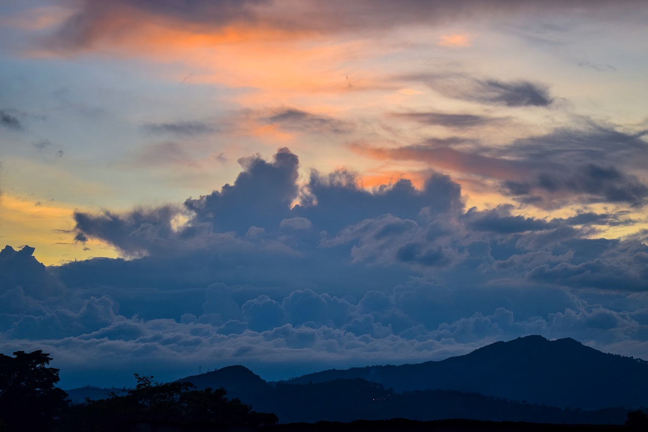 sky  clouds  sunset free photo