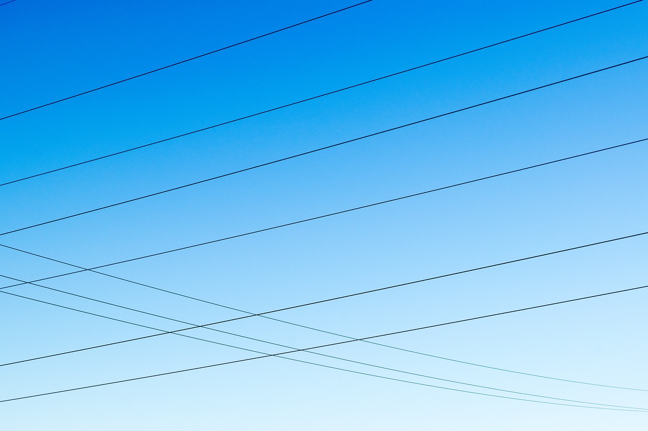 sky  electrical wires  wires free photo