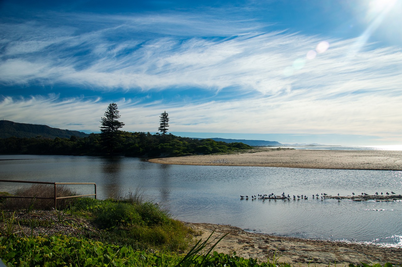 sky  clouds  beach free photo