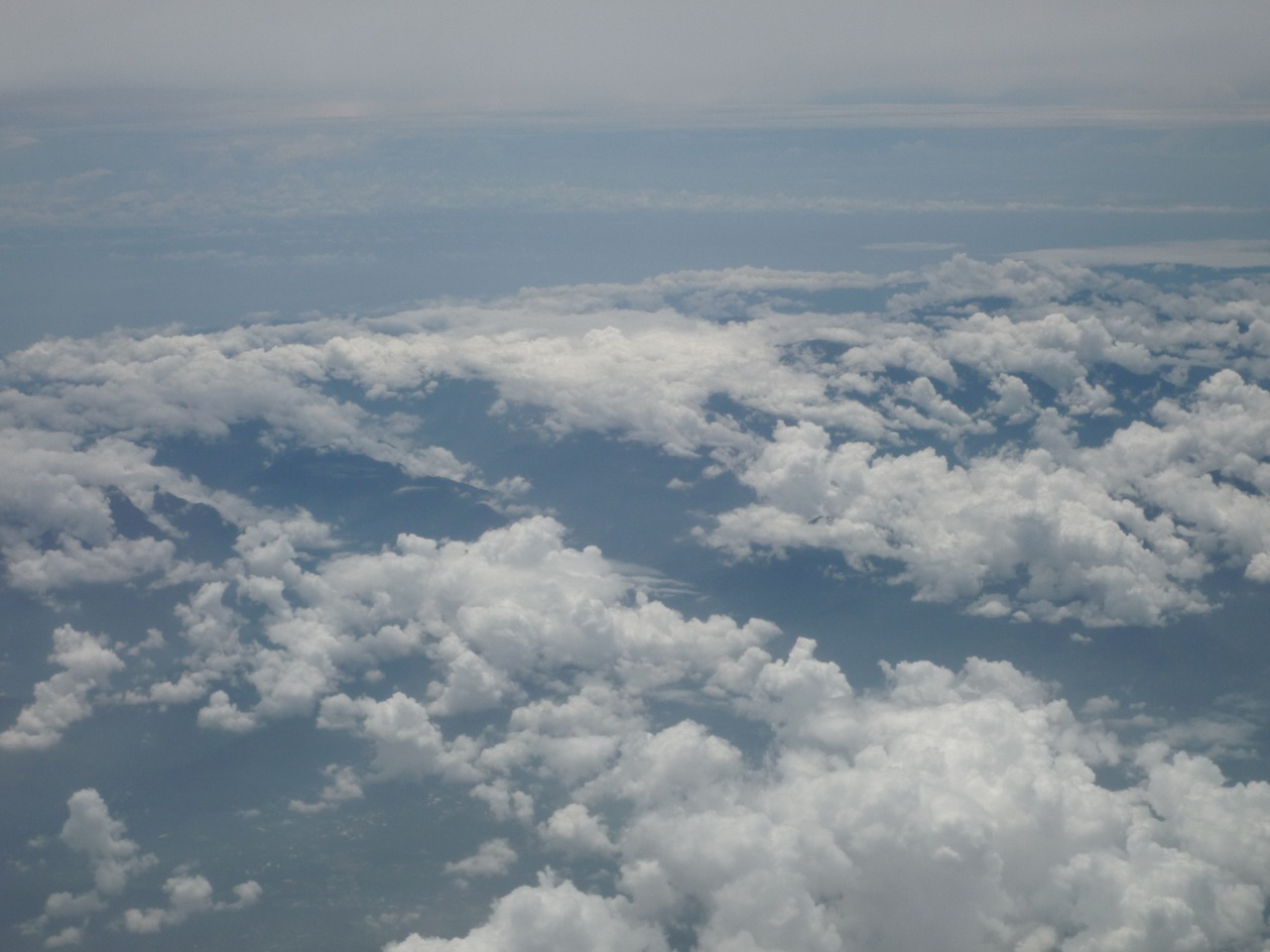 sky clouds blue free photo