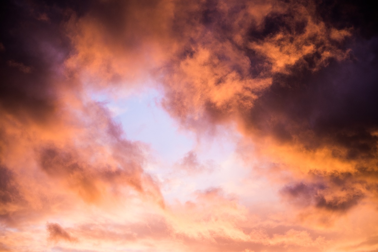 sky  clouds  sunset free photo