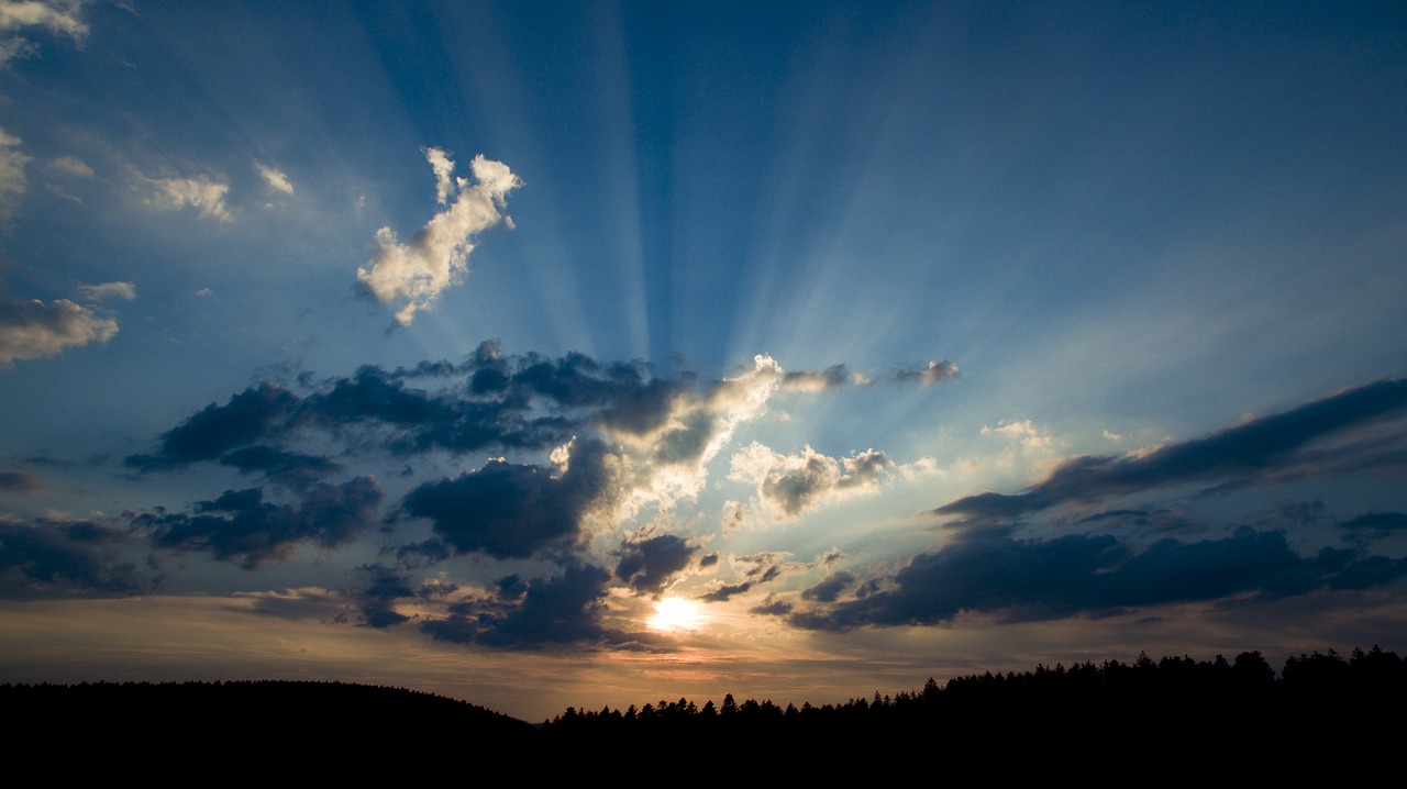 sky  black forest  clouds free photo