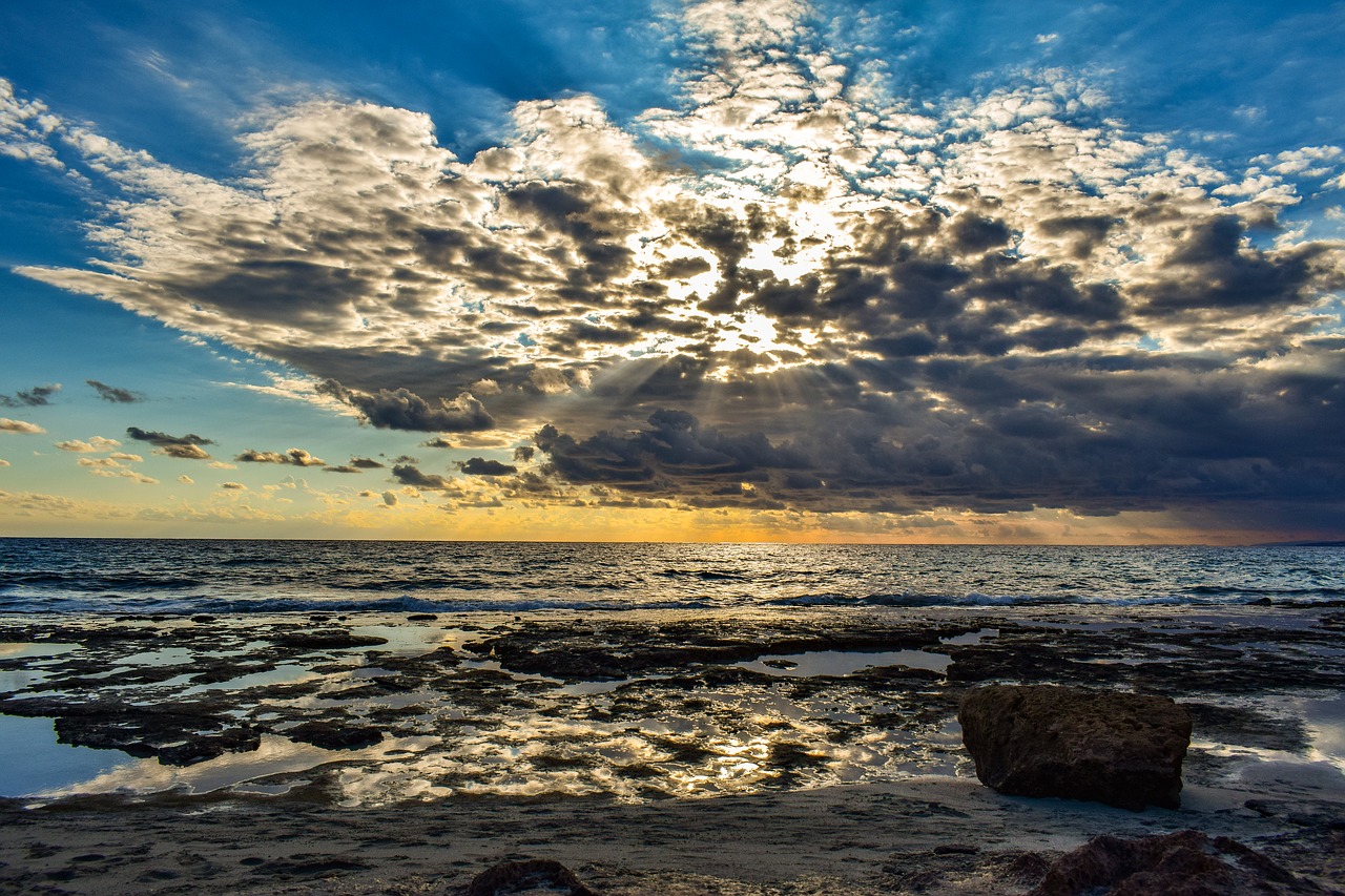 sky  clouds  sea free photo