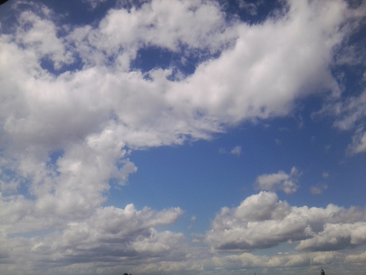 sky summer clouds free photo