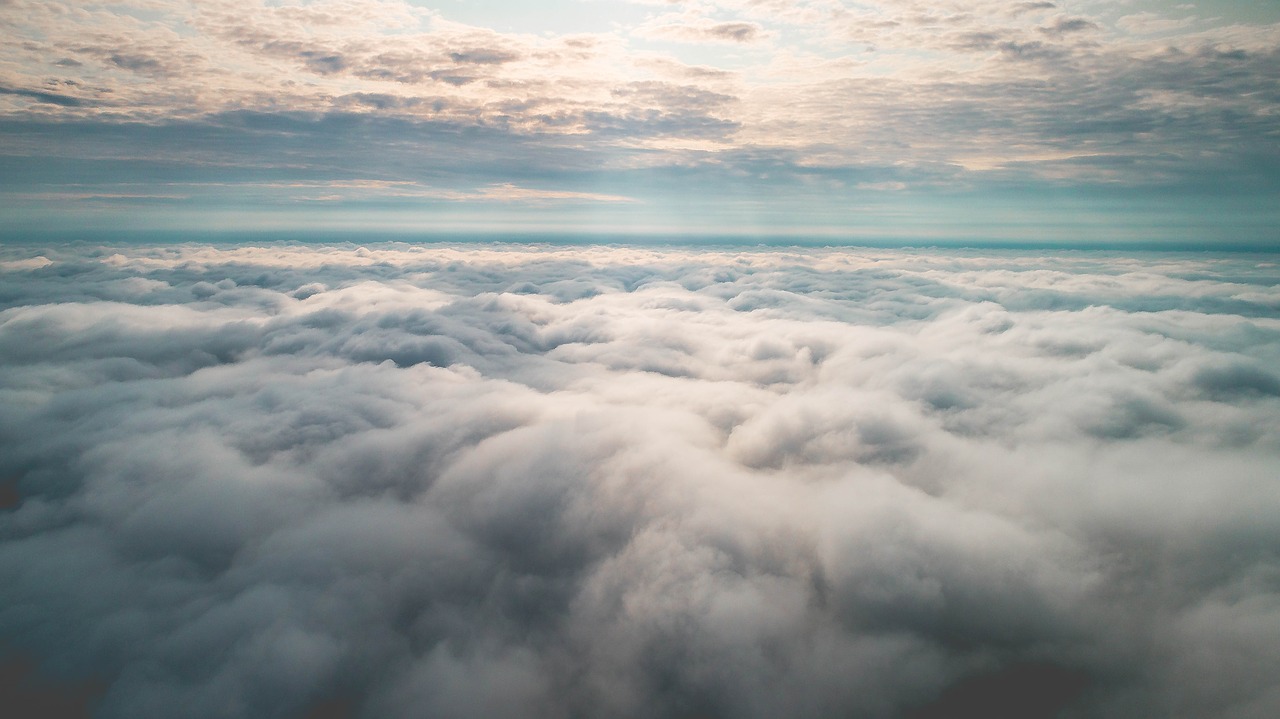 sky  blue  clouds free photo