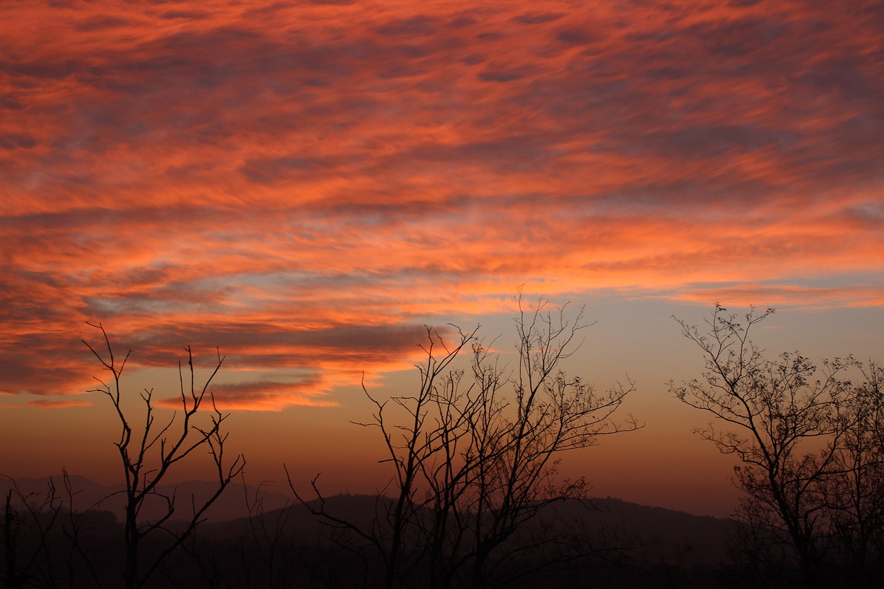 sky  sunset  clouds free photo