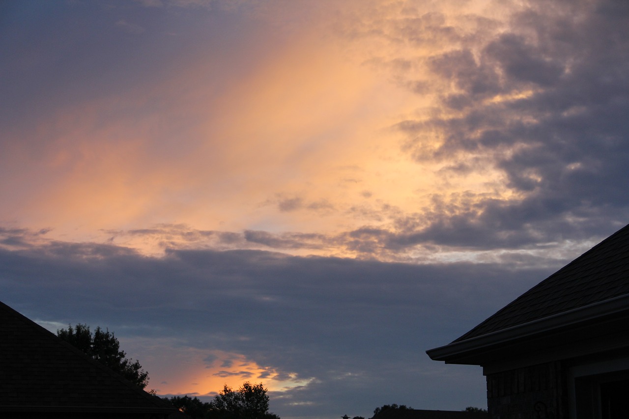 sky  sunset  clouds free photo