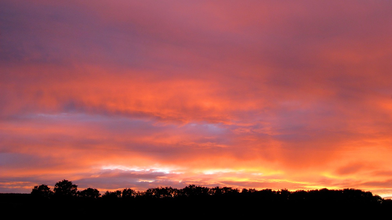 sky  clouds  afterglow free photo